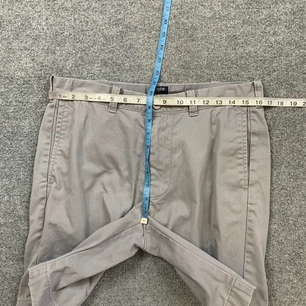 J Crew Shorts Mens 30 Ash Gramercy Classic Fit Flat Front Chino 9 in Comfort